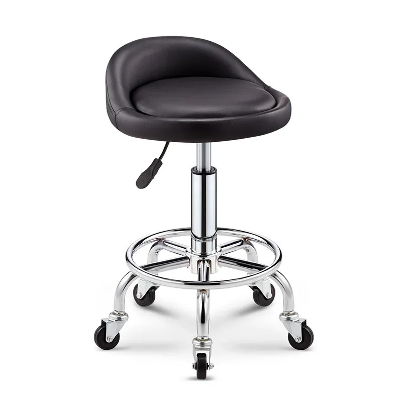 Beauty Stool for Barber Shop, Rotating Lift, Round Chair, Nail Salon, Hairdressing, Work Bench