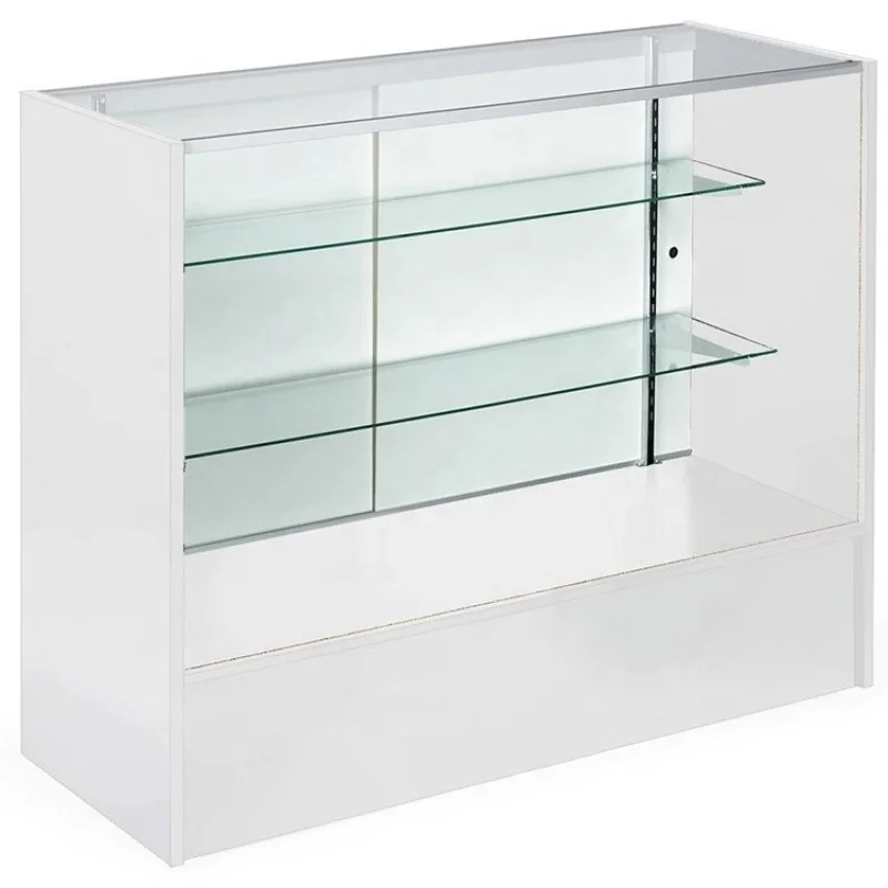 

custom.Wooden Glass Full Display with Adjustable Shelves Custom Glass Showcase Cheap Smoke Shop Showcase