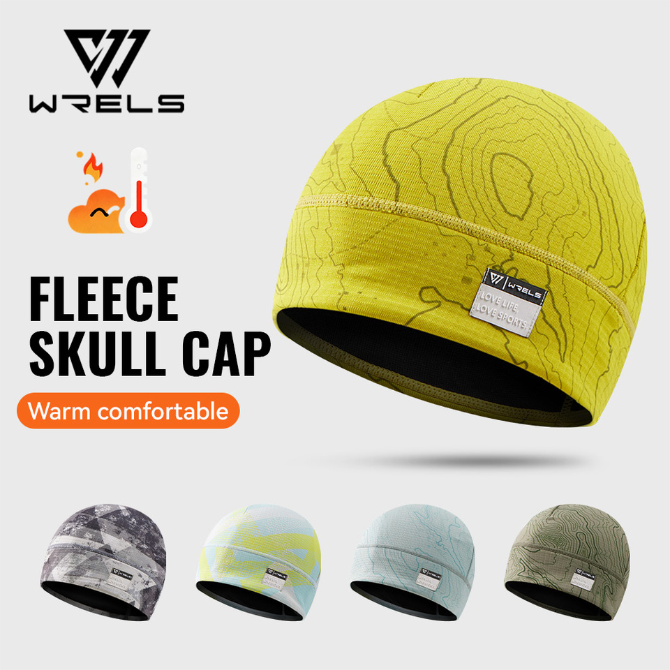  WRELS Fleece Watch Cap Beanie Hat Winter Skull Cap Warm Beanie Thick Windproof  Lightweight for Running Skiing Cycling Sports 