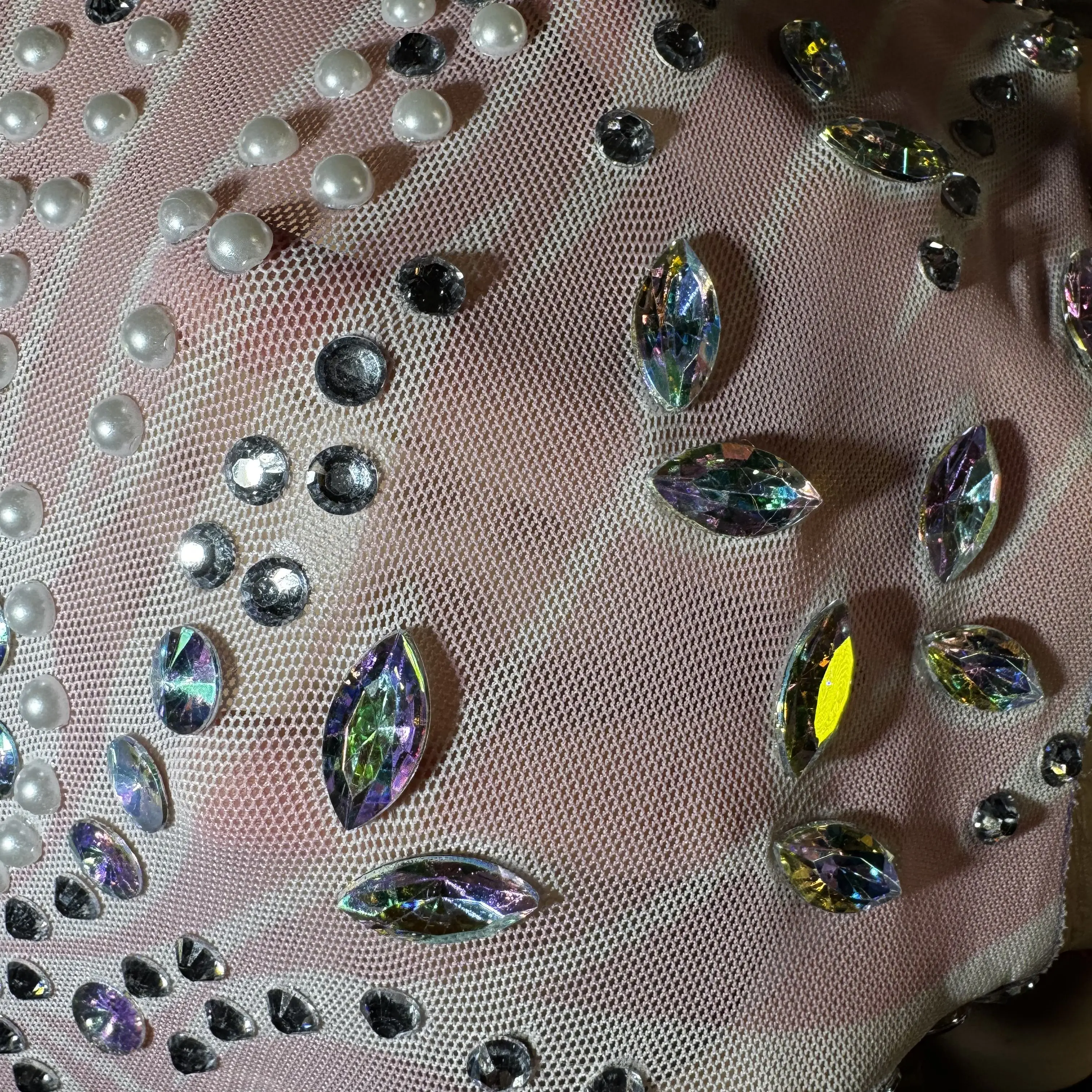 Sukienka wieczorowa ZD na przyjęcie urodzinowe, ekskluzywna suknia bankietowa, luksusowa damska sukienka z przezroczystej siateczki, różowa sukienka na studniówkę, brokatowe diamenty.