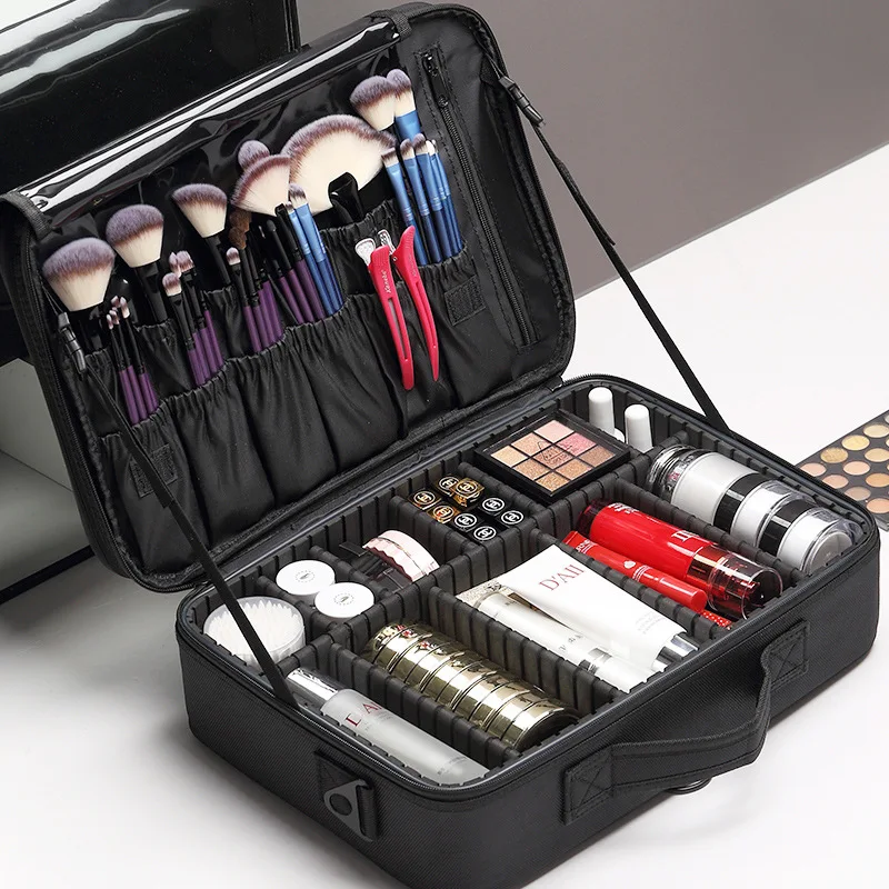 

New Oxford Cosmetic Bag For Women Multi-Functional Portable Travel Storage Makeup Case