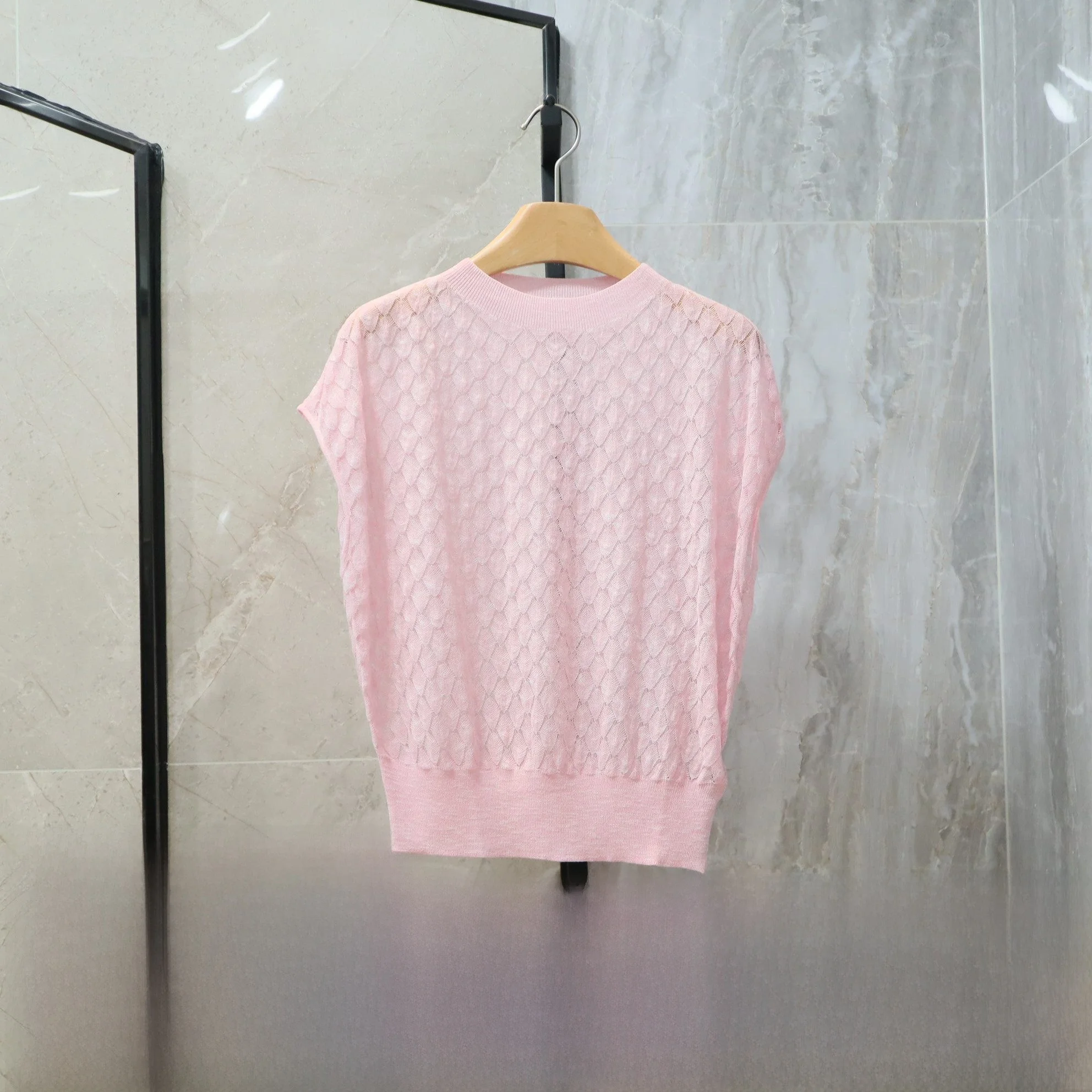 

Свободный круглый вязаный свитер Ne Svel для женщин, повседневный, весенний, новый, MRER R5C509, укороченный, комфортный крой