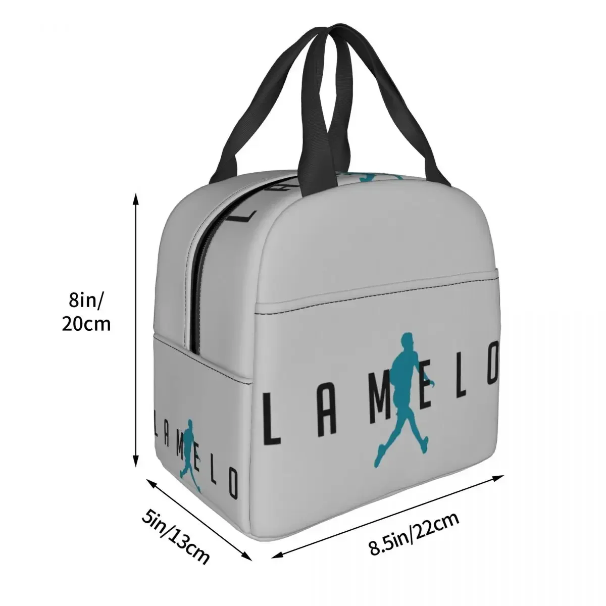 LaMelo Ball - Charlotte North Carolina - Hornets Basketball Insulated Lunch Bags Resuable Picnic Bags Lunch Tote for Woman Work