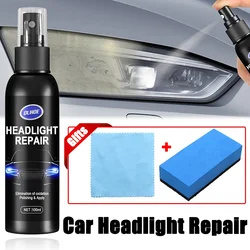 Car Headlight Polishing Agent Headlight Restoration Kit Scratch Remover Headlight Renewal Polish Liquid Auto Repair Accessories