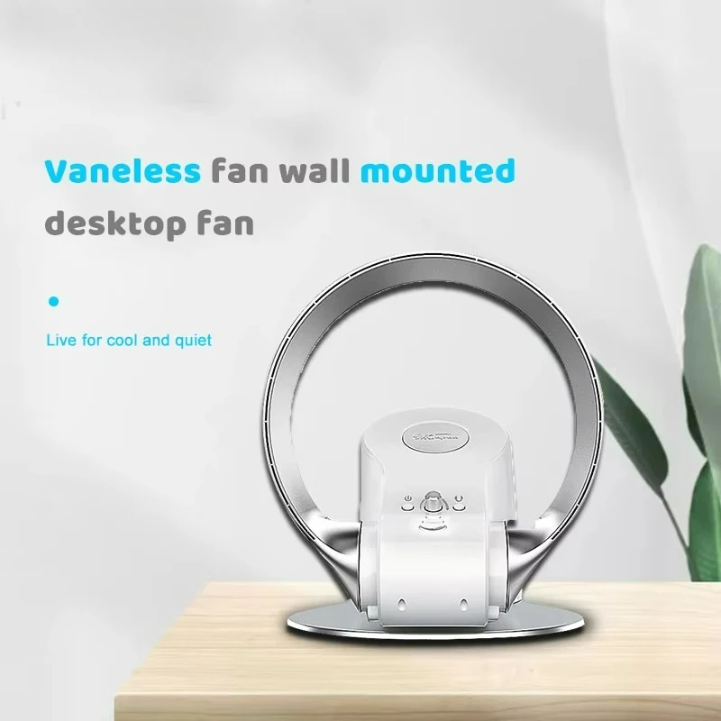 2026 SK110/220V Super Quiet Variable Speed Non-blade Less Fan Home Office Has The Remote Bladeless Wall Fan 12 inch  вентилятор