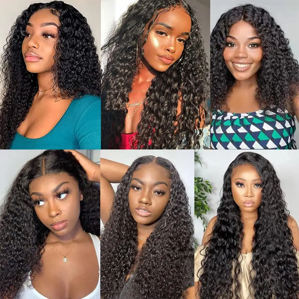 NABI حزمة شعر بشري كروشيه 100% منفصلة مسبقًا 120 خصلة/قطعة تجديل 14-18 بوصة شعر بشري مجعد مموج مائي للنساء