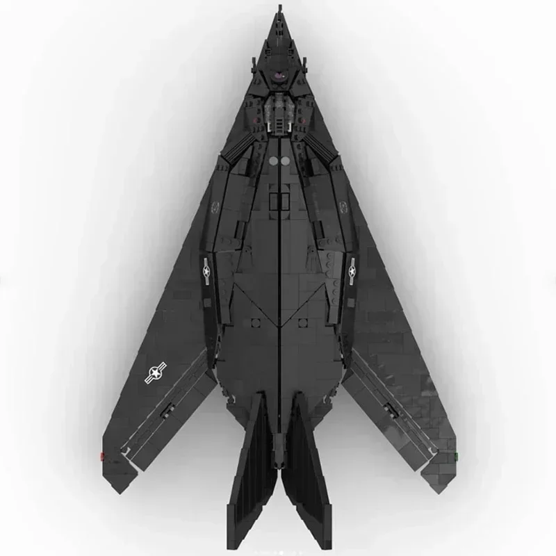 Militärflugzeug Modell Moc Bausteine F-117 Nighthawk Kämpfer Technologie Blöcke Geschenke Weihnachten Spielzeug DIY Sets Montage