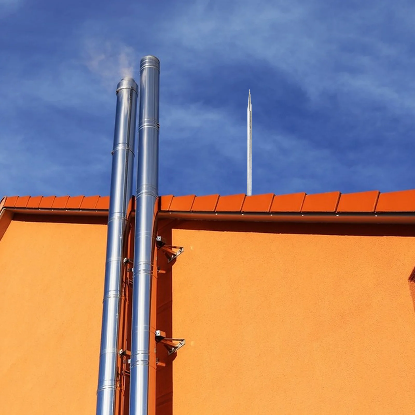 Galvanized Ground Rod Heavy Duty Earthing Stake For Protection System Villa Industrial Building Antenna Tower