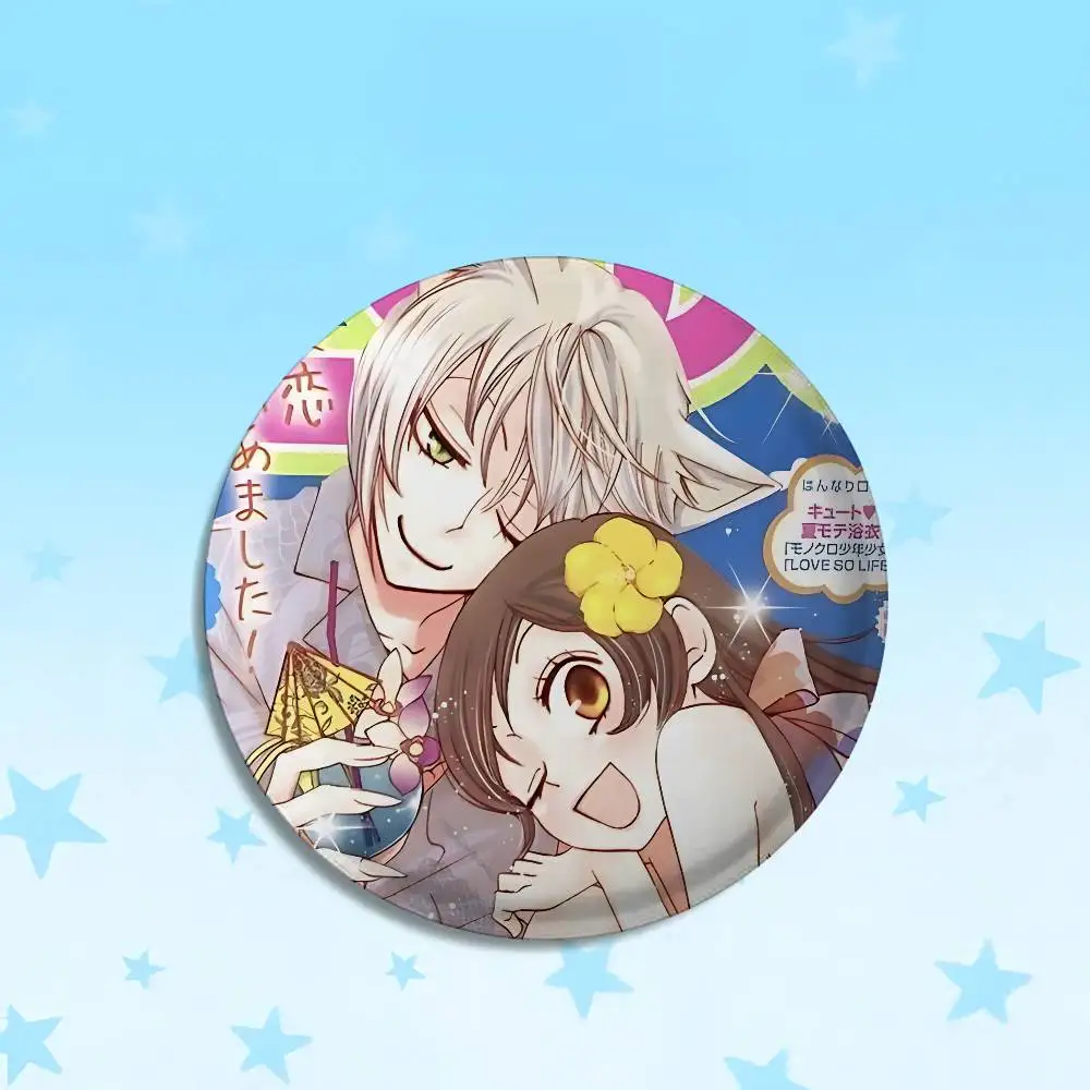 Anime K-Kamisama Kiss-S Hot Brooches On Backpack Decoration Round Enamel Pins For Jewelry Gifts Bag Accessorys view 6