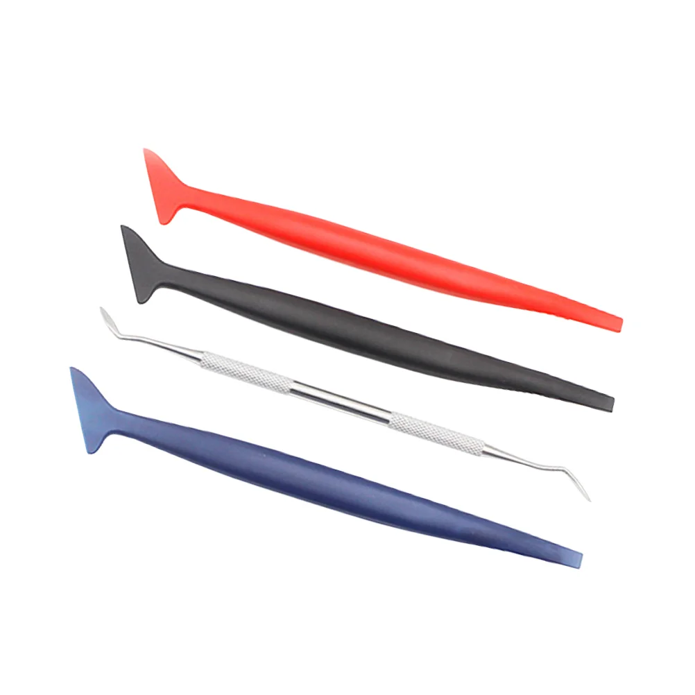 4 PCS/Set Spatula for Adhesive Vinyl Toolkit Wrapping Car Film Tools Tint The Scraper Automatic