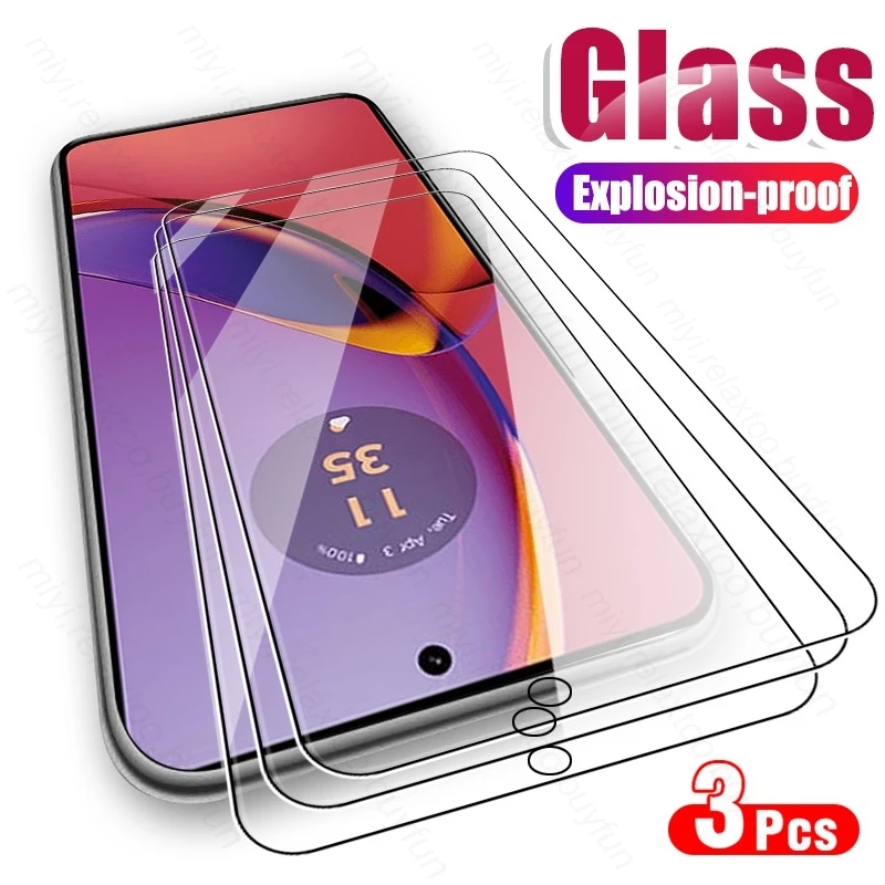 Voor Motorola Moto G84 G54 5G Glas 3 Stuks Gehard Glas Voor Moto G14 4G 84 54 14 84G 54G 14G Full Cover Screen Protectors Film