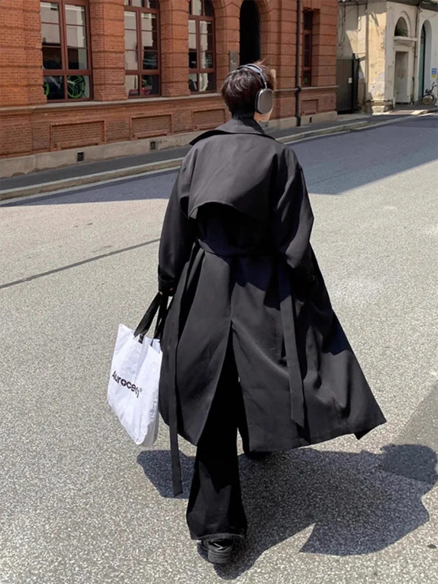 

Trench Wool Coat Mens Pockets Mid-Long Camping Italian Multi-Pocket Functional Practical Outdoors Hiking Sports Climate Weather