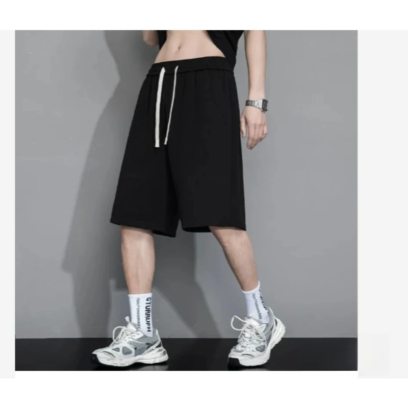 

Men's Summer Thin Capri Shorts, High-quality Loose and Large-sized Casual Shorts, Versatile and Durable for Both Men and Women