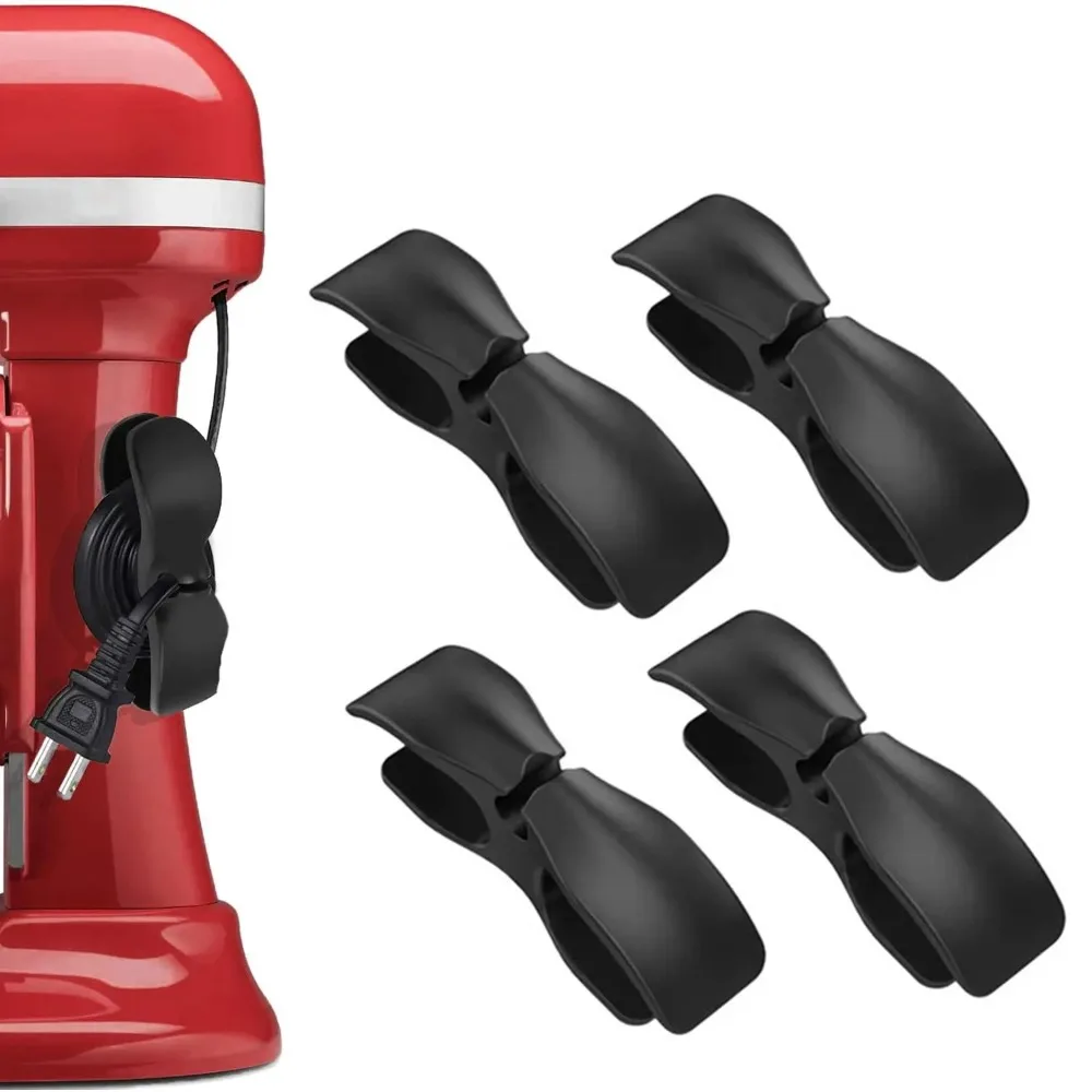 Plug Fixer Cord Winder Self Adhesive Cable Organizer for Kitchen Home Office Power Cord Data Line Management Storage