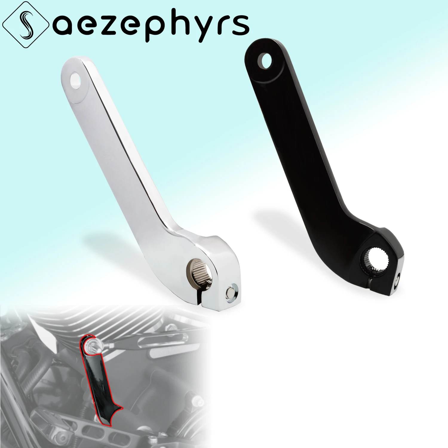 

Motorcycle Inner Shifter Shaft Lever Harley Touring CVO Electra Street Glide Road King FLHR Tri Glide Ultra Limited 1984-2016