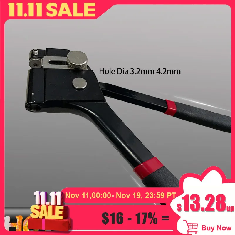 

Mini Metal Channel Letter Punch Plier 0.5mm Ss Hole Poucher Advertising Sign-making Tool