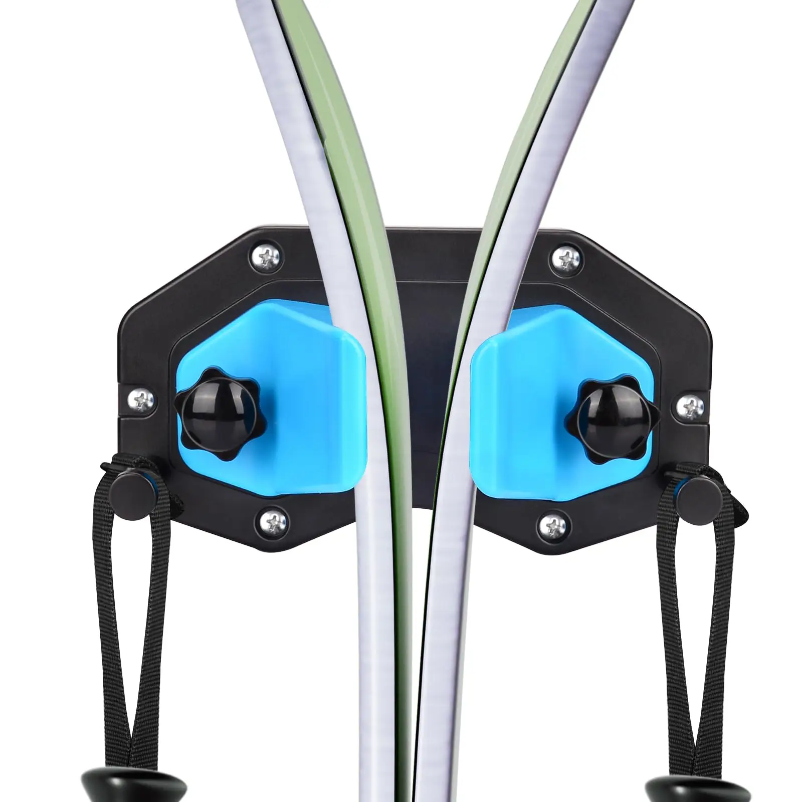 Hikeen Ski Wall Mount Snowboard Wall Mount ชั้นวางสกีติดผนังสำหรับระบบจัดระเบียบโรงรถเหมาะกับจอแสดงผลสกี/สโนว์บอร์ด