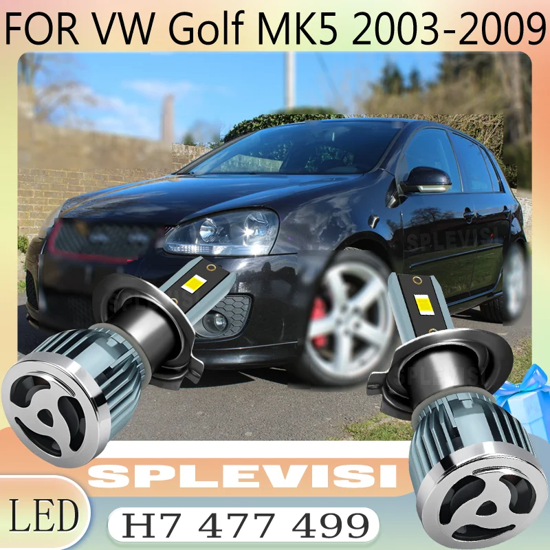 

Tool-Less Smooth Driving Extended Lifespan Glow Headlight Conversion Kit For VW Golf MK5 2003 2004 2005 2006 2007 2008 2009