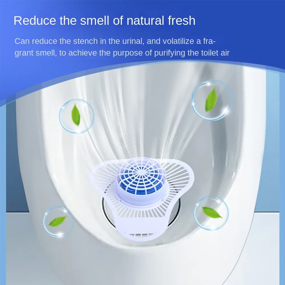 Anti Splash Design Urinal Deodorant Mat Soft Easy to Use Anti Splash Urinal Mats Odor Freshener Mat Pad