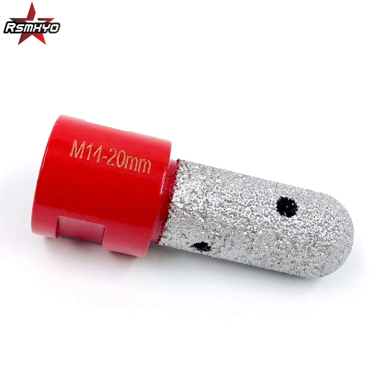 

RSMXYO vacuum brazing diamond finger drill M14 thread: 1 20mm, used to trim stones, such as ceramic marble. Adapter