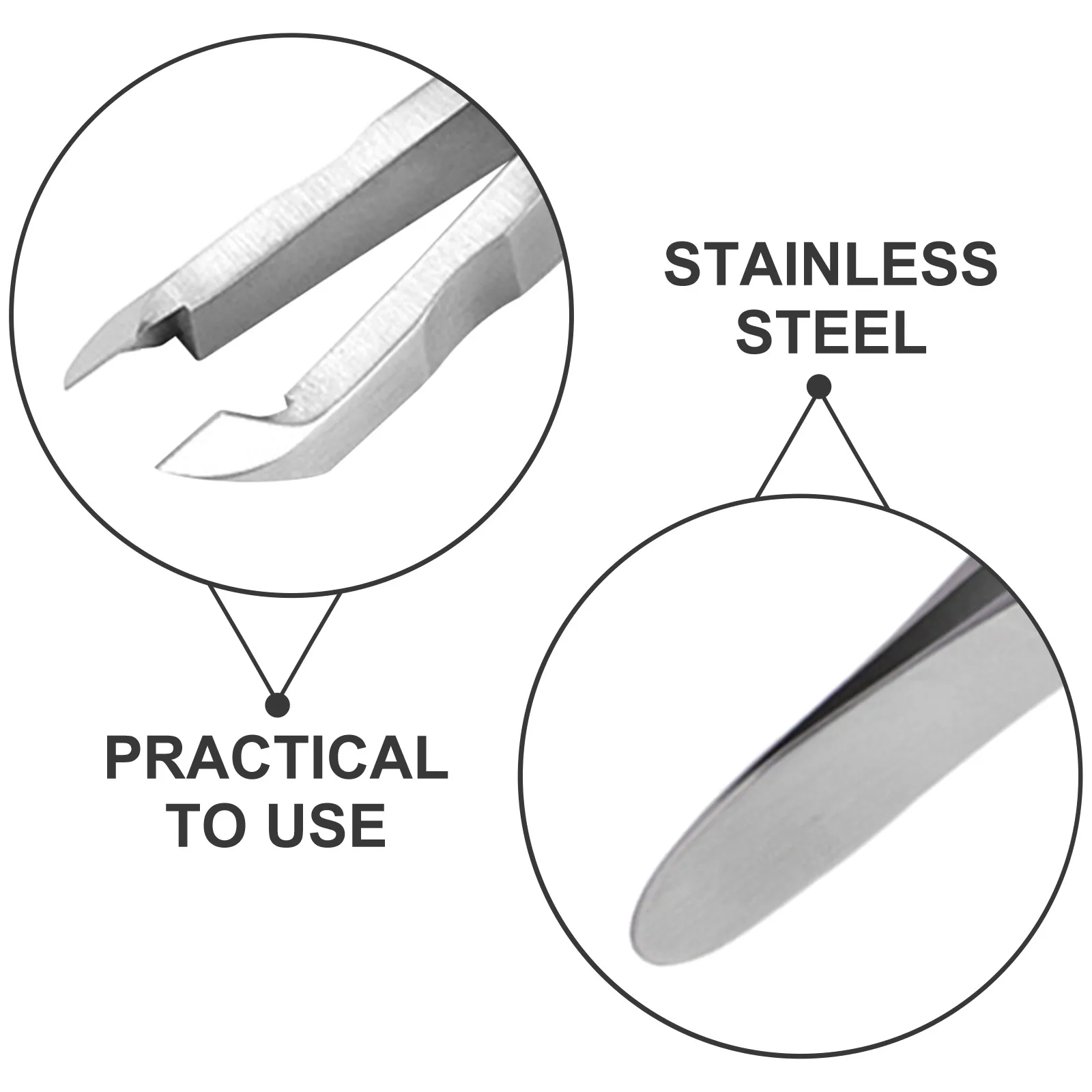 プロのキューティクルニッパー ステンレス鋼ネイルアートツール マニキュアペディキュアキット 女性用 角質除去トリマーリムーバー