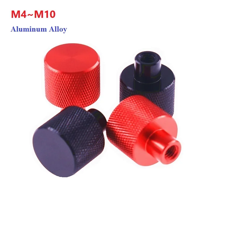 

M4 M5 M6 M8 M10 Blind Hole Aluminum Thumb Nuts Frame Hand Tighten Flange Nut Step Knurled Thumb Nut New Listing
