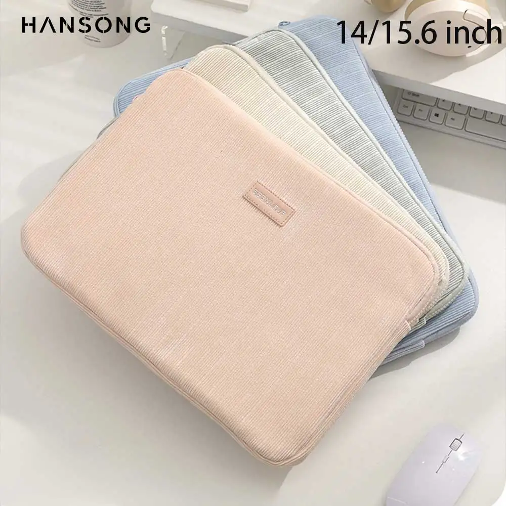

2025 Новая сумка для ноутбука, подходящая для Huawei Apple, 14-дюймовая 15,6-дюймовая портативная вельветовая внутренняя сумка для деловых поездок
