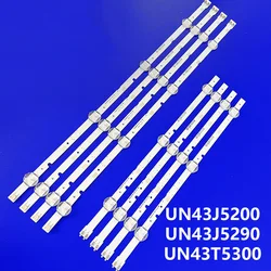 1/5set 40pcs LED Strip For un43j5200 un43j5290 V8DN-430SMA-R0 UN43T5300 UN43T5300AG UA43N5380 UE43N5300 UE43N5000 UA43N5100