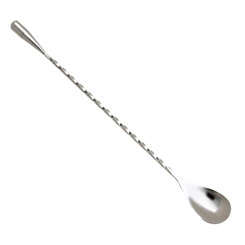 

3pcs Bartending Stirring Spoons Long Handle Mixing Stainless Steel Ice Coffee Cocktail Teardrop Spoons Bar Kitchen Tool