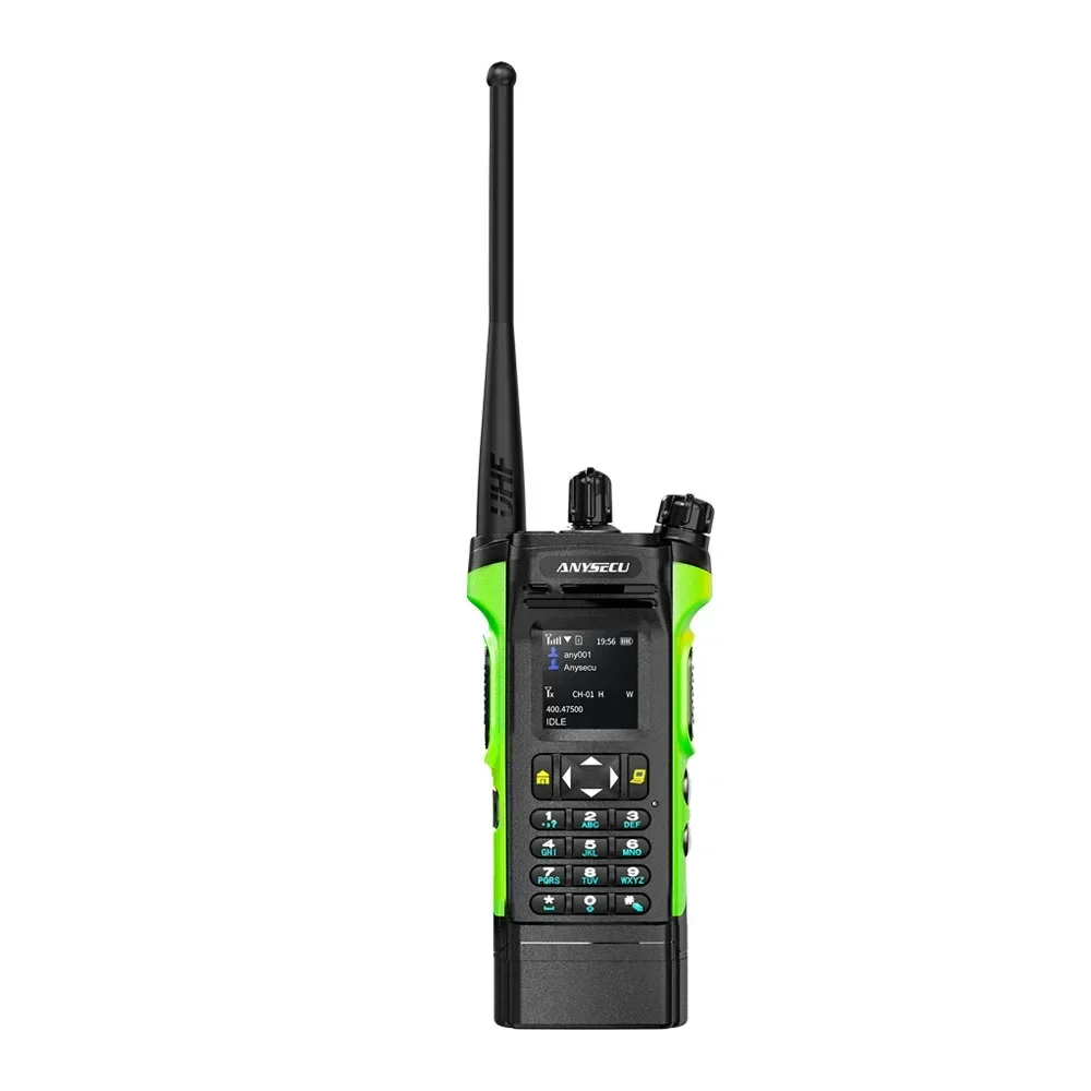 4G HD6500 UHF400-480Mhz Analog RTOS system radio HD6500 4000mAh 16CH with Realptt walkie talkie