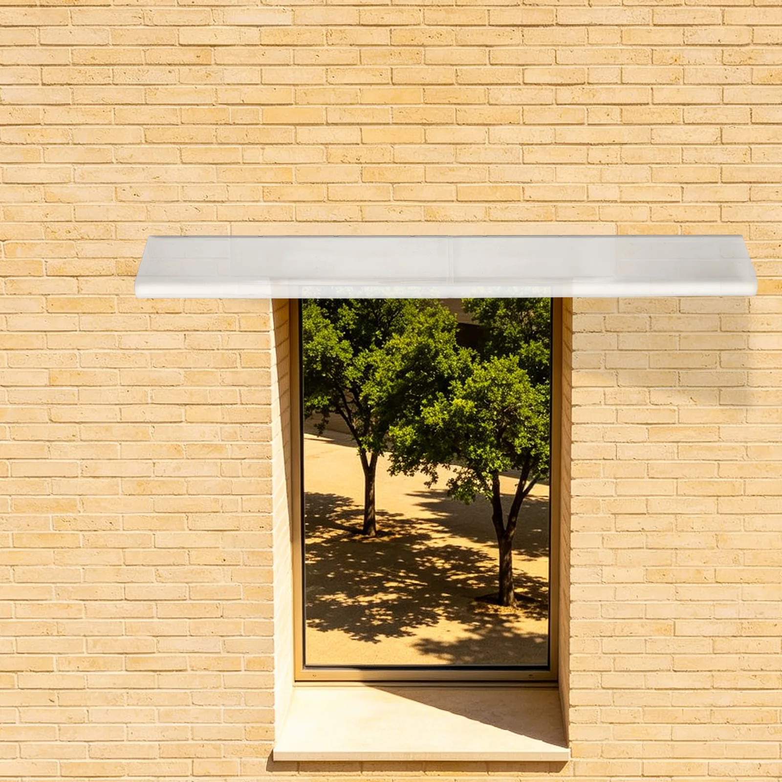 Klare Regenschutzabdeckung, rostbeständige Fenstermarkise, Regenschutz, Vordertürüberdachung für Fahrradunterstände/Gazebos/Traubengrabben – Detail 8