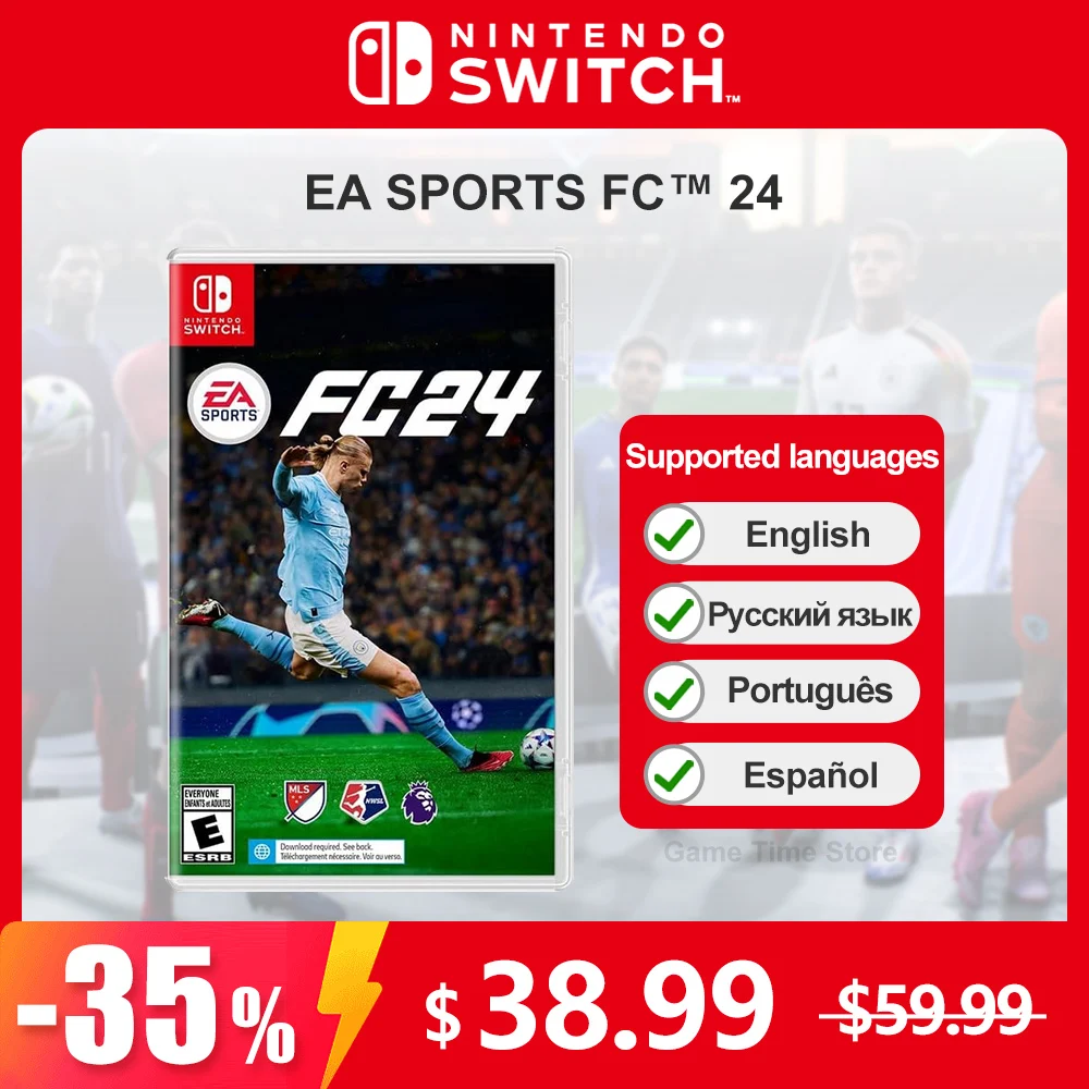 

Nintendo Switch Game EA SPORTS FC24 100% New Physical Game Card Football Game Simulation Genre for Nintendo Switch OLED