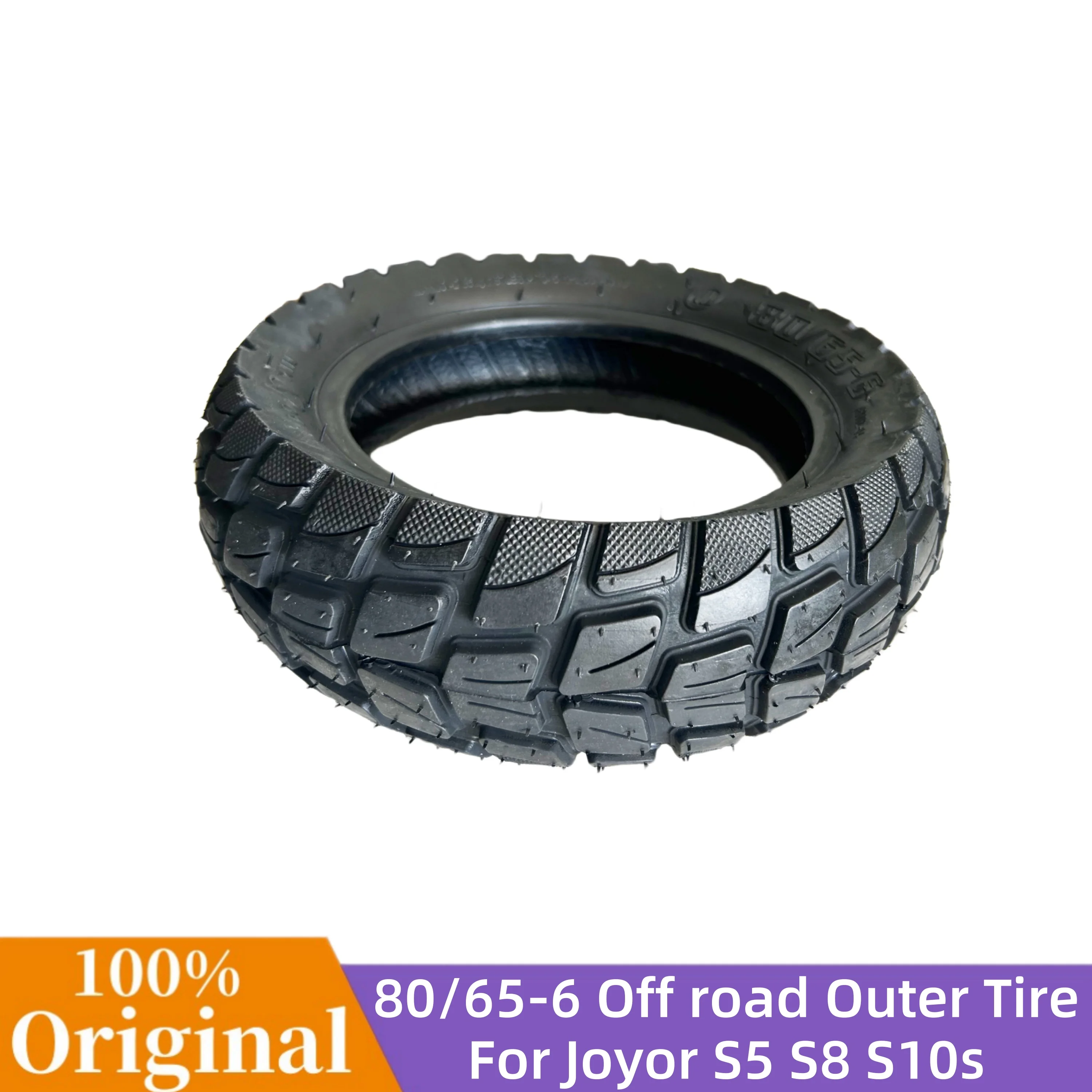 Original 80/65-6 Off road Outer Tire Inner Tube for Joyor S5 S8 S10s S series Electric Scooter Road Inflatable Tires Accessorie