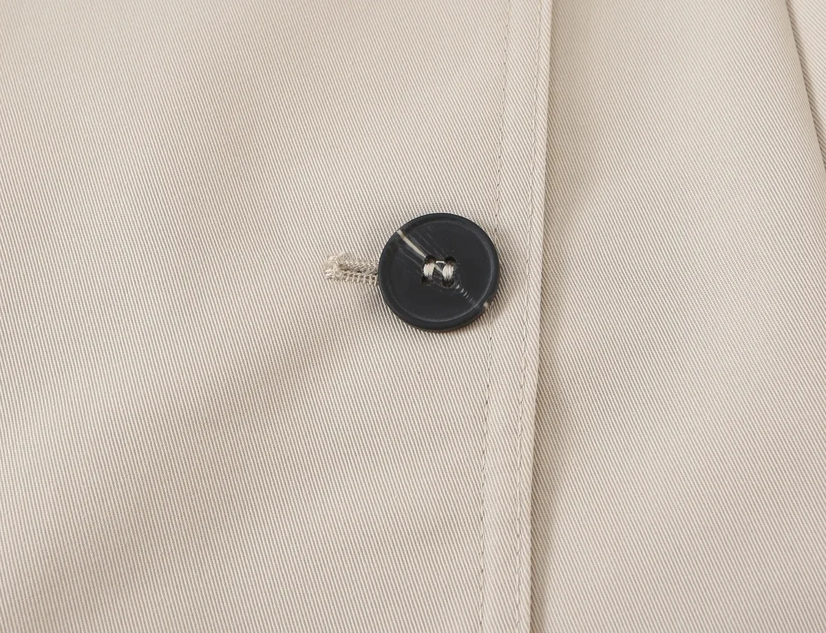 KONDALA Damen Lässige Trendige Bluse Doppelreihig mit Gürtel V-Ausschnitt Taschen-Tanktop Neue Mode 2026 Sommer Frühherbst Lässige Weste – Detail 11