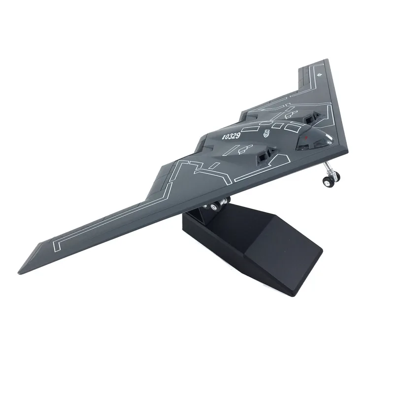 1: 200 Us Air Force B-2 Fantôme Furtif Strategic Bomber Fighter Alliage Modèle D'avion Ornement Cadeau Jouet