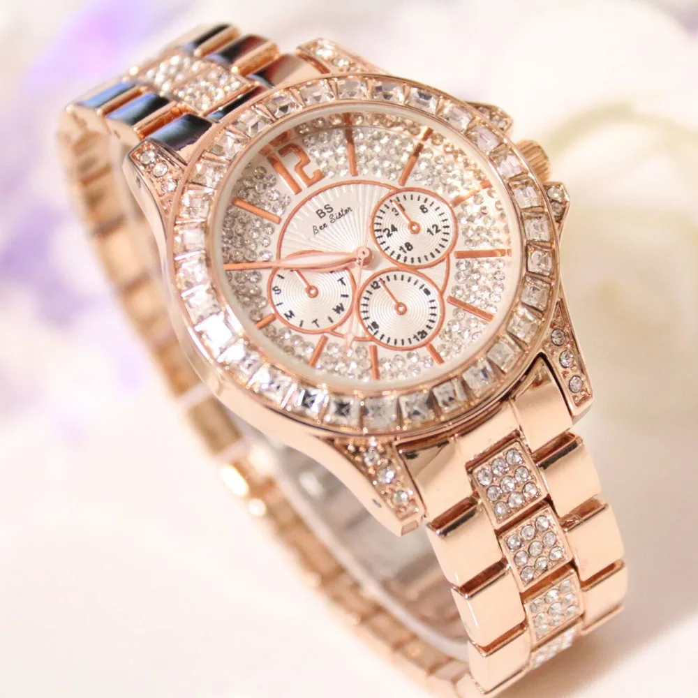 Luxury Brand Ladies Watches Fashion Quartz Clock Diamond Women's Alloy Bracelet Watch Wristwatch Relogio Feminino