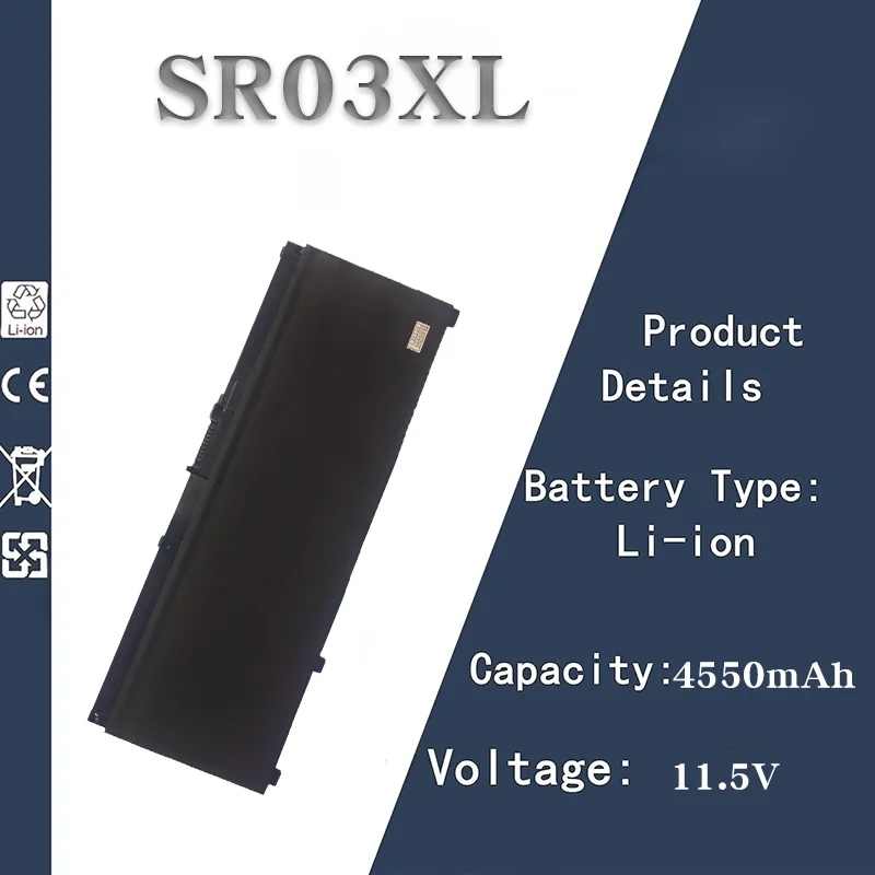 

11.5V/15.4V 4550mAh Laptop Battery - Replacement for HP Shadow Elf 3/4/5 (SR03/SR04) | Stable Power for Gaming & Business Use