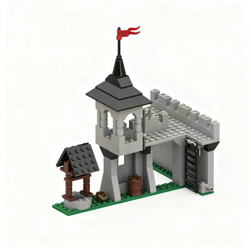 158 個 MOC 城クラシックウェル代替モデルなしビルディングブロック建築おもちゃクリスマスギフトアイデアレンガ教育子供