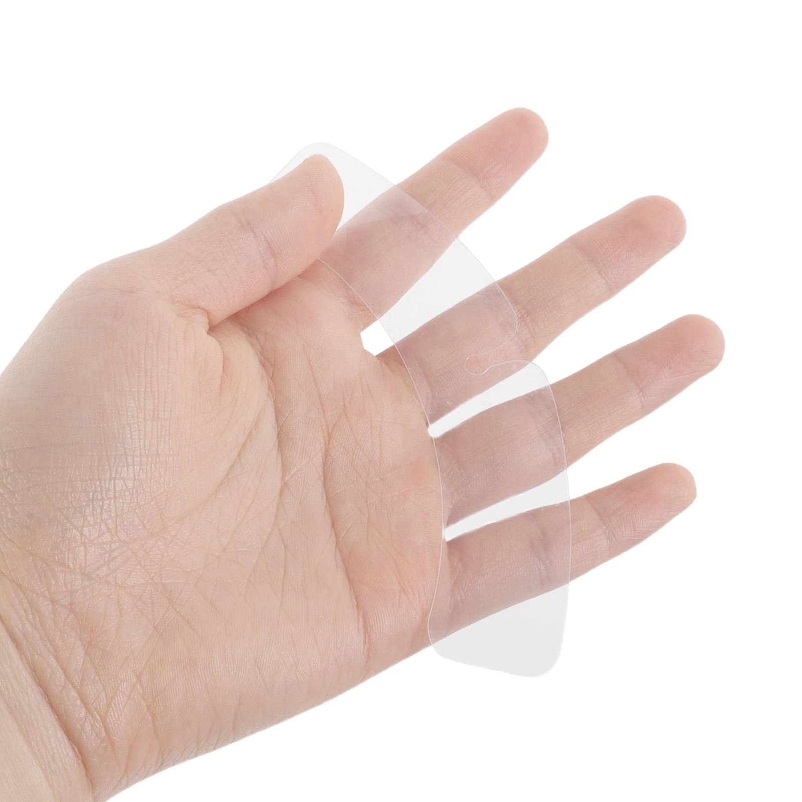 200 szt. Podpórki do kołnierzyków koszul, plastikowe paski PVC do koszul męskich wizytowych, wzmacniające kształt, zapobiegające podwijaniu kołnierzyka.