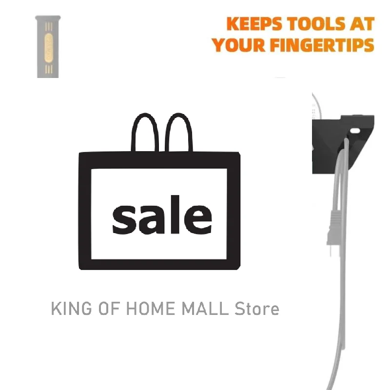 Держатель угловой шлифовальной машины Прочная металлическая стойка для инструментов с вешалкой для шнура Настенный кронштейн для полировщиков Фрезы Органайзер для гаража