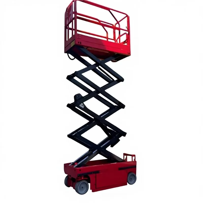 WH1 foldable lightweight MEWP mobile work platform for road monitoring installation and traffic construction