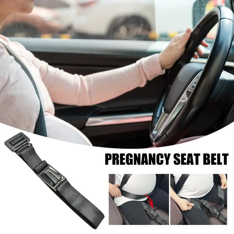 Seat Belt For Pregnant Women Automotive Seat Adjuster Maternity Bump Strap Adjustable Safety Seat Bump Belt Cover For Pregnancy