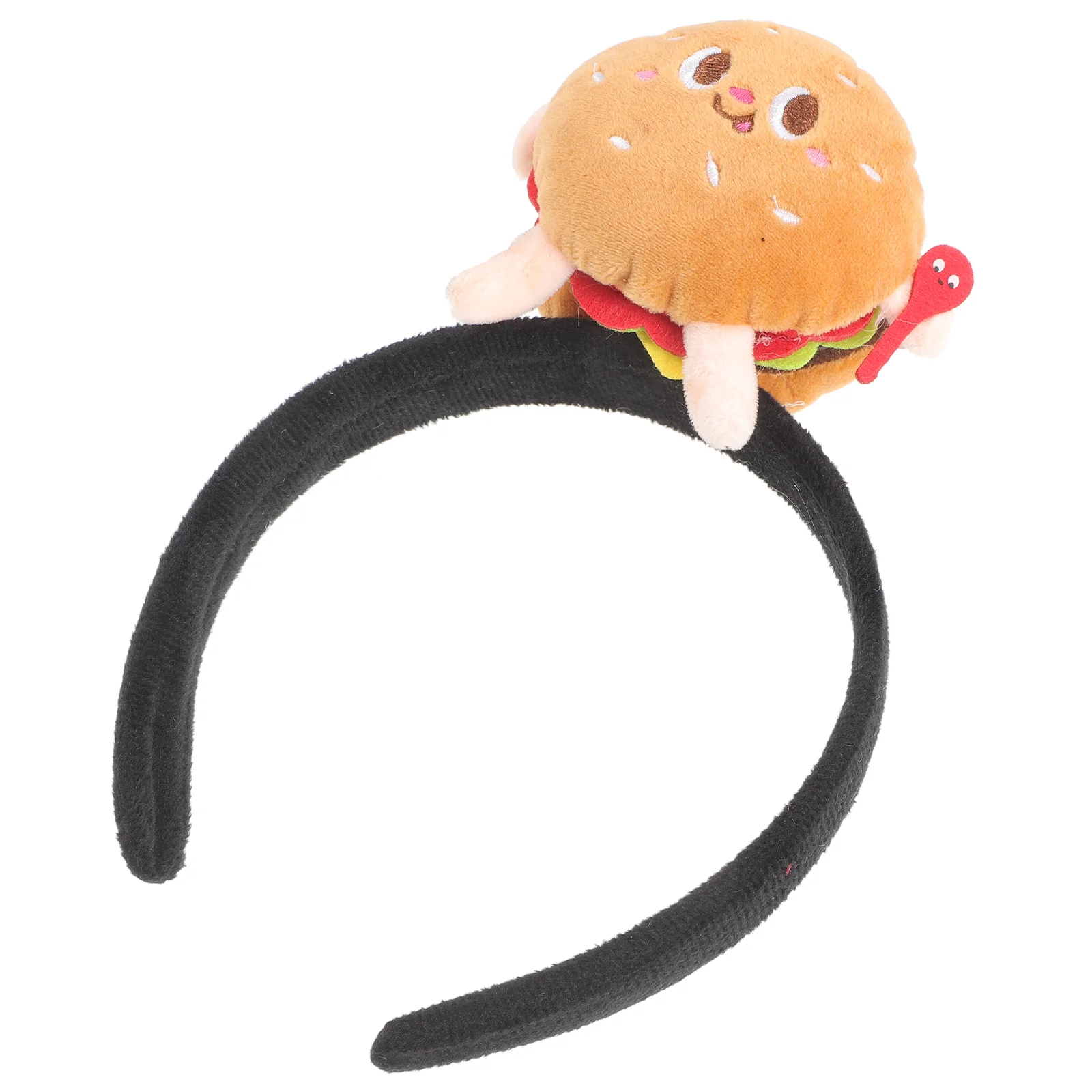Accesorios de moda para el cabello para niñas, diademas, trajes de Festival para adultos, tela para mujeres, hamburguesa a granel, divertido