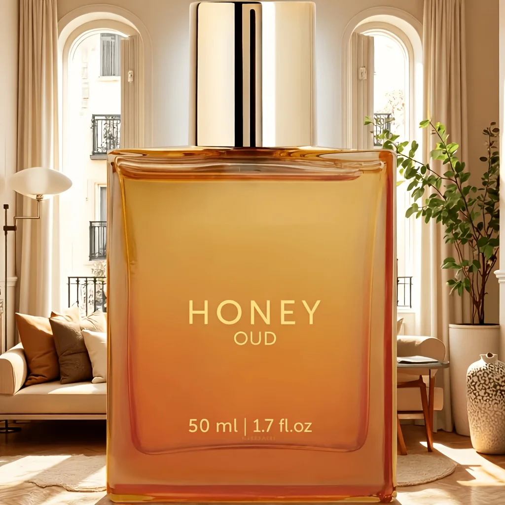 Honey OUD Perfume for Women, a Light Fruity Fragrance with Notes of Honey, Oud Wood, And Vanilla. This Sophisticated, Sweet Scent Lasts 6-8 Hours (3.4 FL.OZ), Perfect for Romantic Evenings, Luxury Fragrance Occasions, And Holiday Celebrations