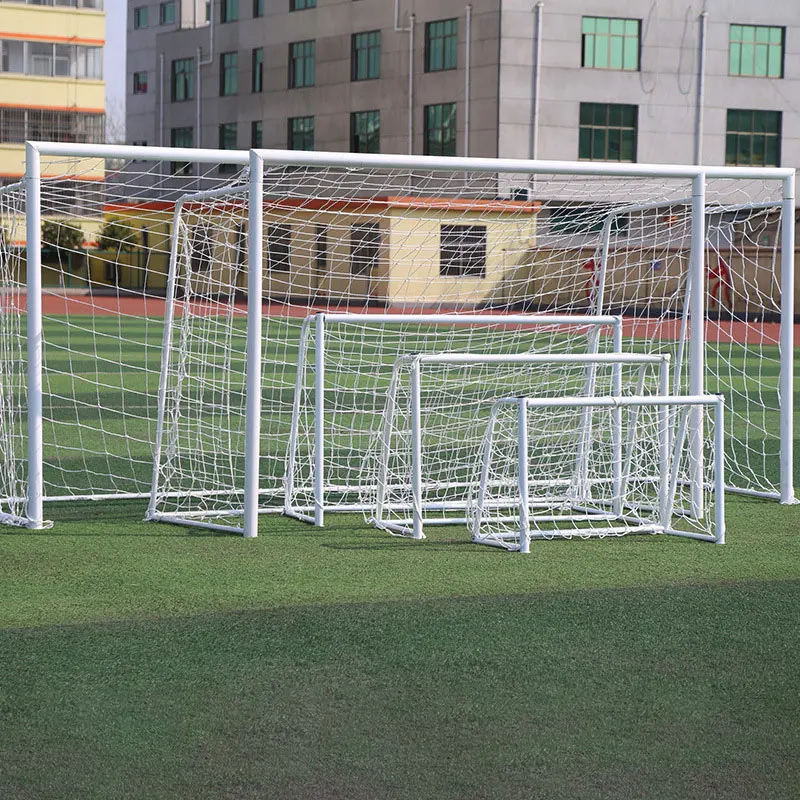 1 anpassbare 3 m * 2 m tragbare Fußballtor-Trainingsgeräte aus Stahl für den Außenbereich für Spielplatz-Fußballnetz 2025