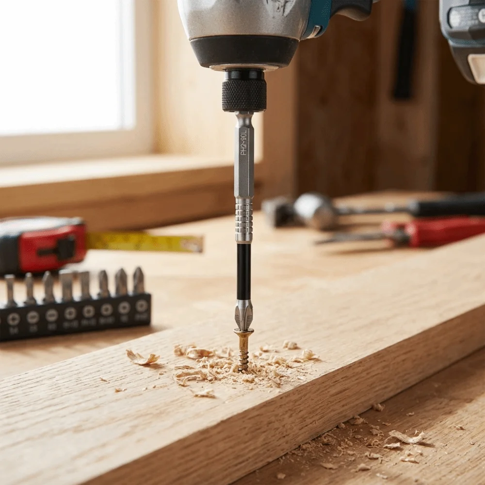 ponta-de-chave-de-fenda-serie-k5-com-superficie-prateada-anticorrosao-antiferrugem-antiderrapante-phillips-alta-dureza-longa-vida-Util