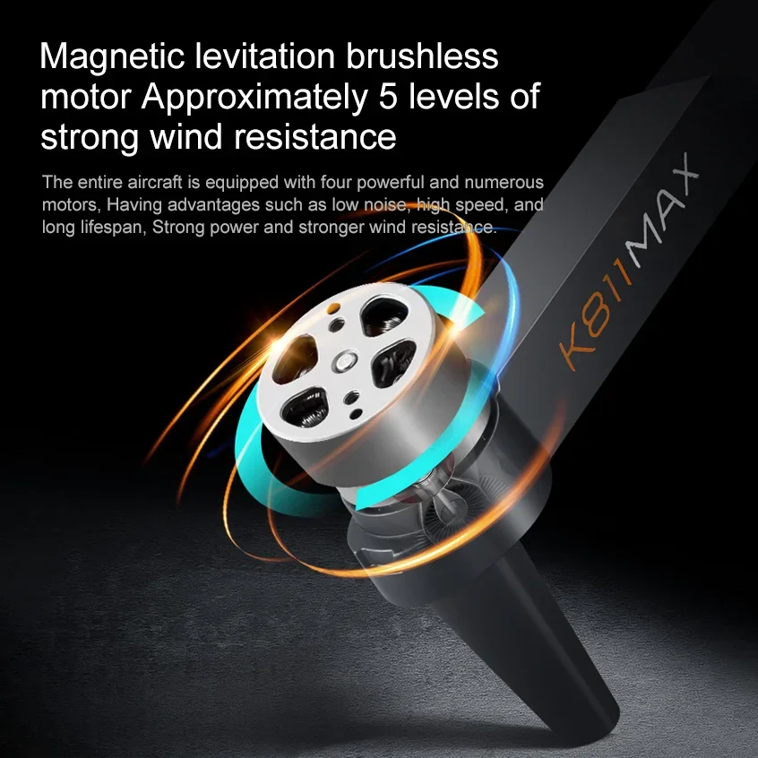 K811 MAX Drone GPS retour 4K HD double caméra 5G WIFI Intelligent évitement d'obstacles Quad axe sans brosse photographie aérienne dépliants