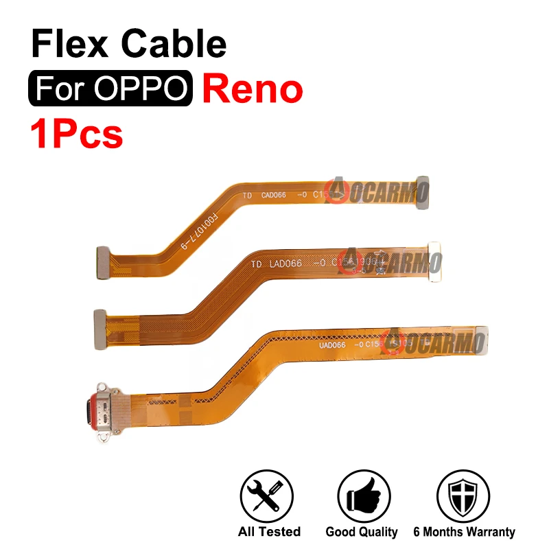 

For OPPO Reno Charging Dock + LCD Screen Connection Motherboard Main Flex Cable Replacement Parts