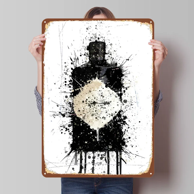 Hendricks-letreros de hojalata de Gin escocés para hombre, decoración de arte de pared de cueva, decoración de sala de juegos, decoraciones para el hogar, arte de murales