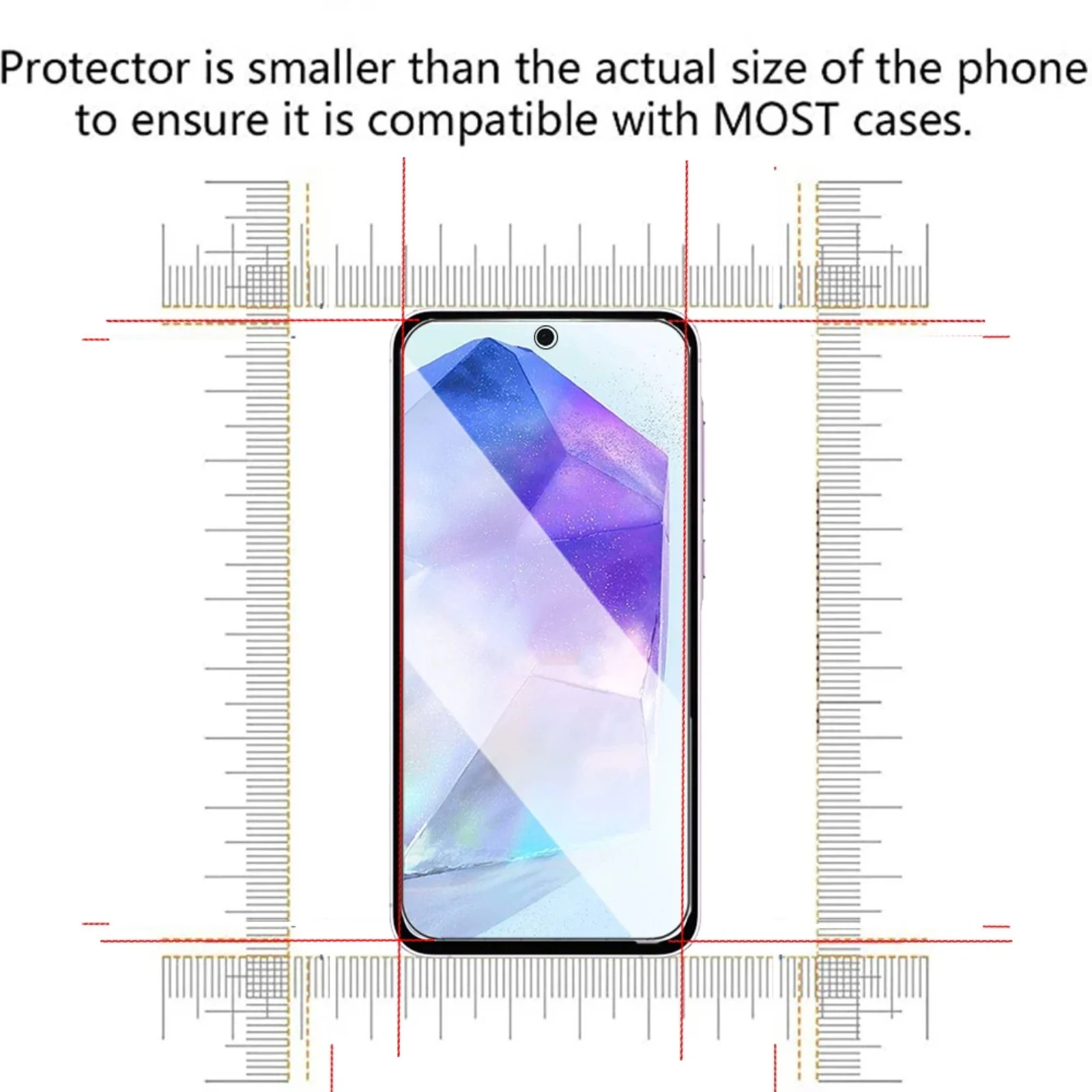 

2/4Pcs HD Tempered Glass For Samsung Galaxy A55/A35 5G Screen Protector